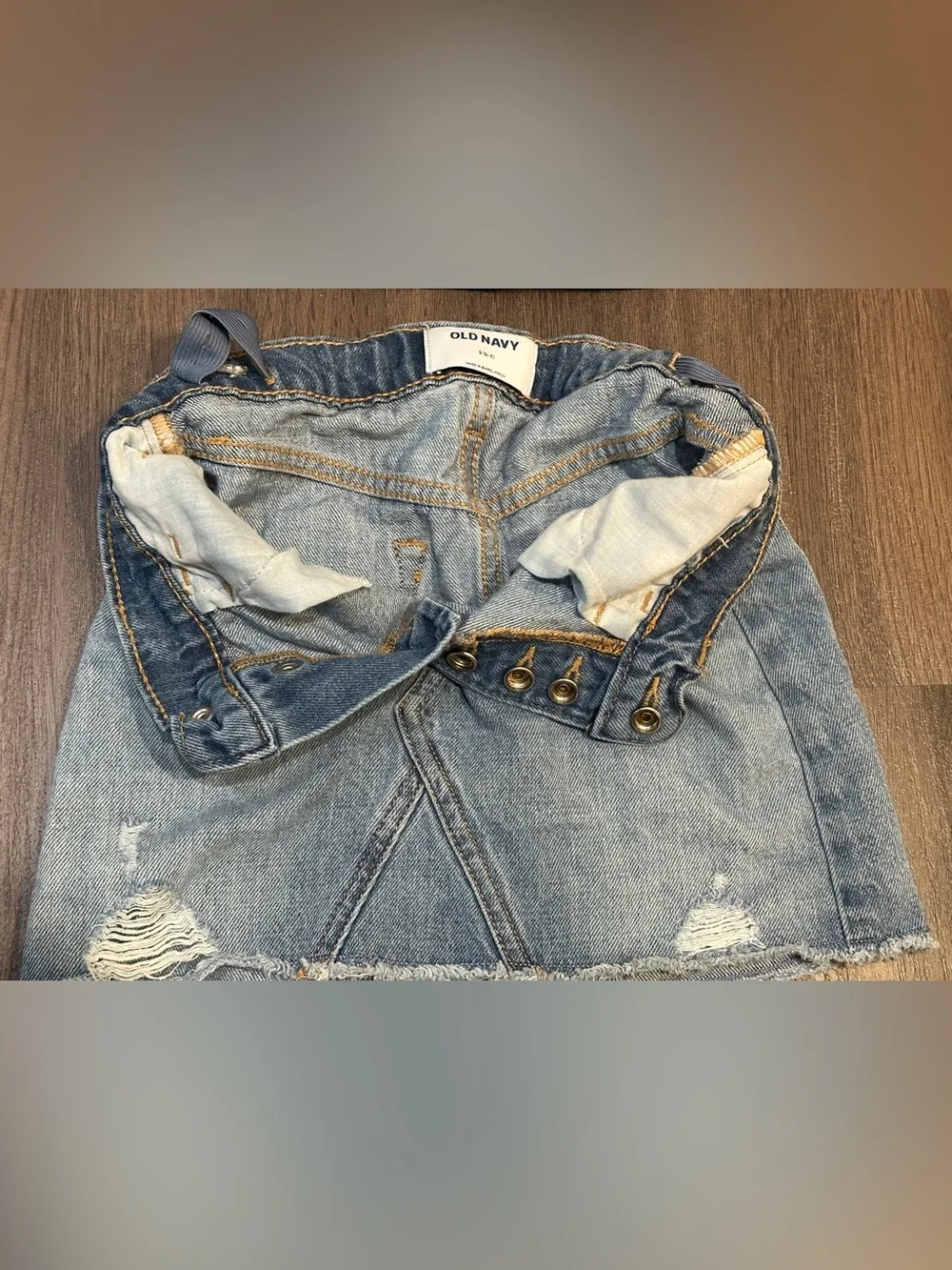 Girls Denim Skirt Bundle Size 6 6/7 Gap Kids Old Navy Distressed Jean